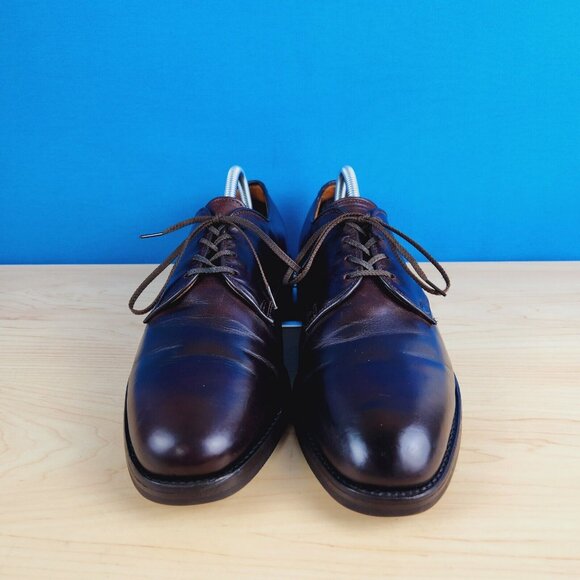 Allen Edmonds Holbrook 2002 Vtg Mens Size 10 Shoes Brown leather Blucher‎ shoes main image 12